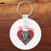 Porte-clés My English Setter Valentine (Recto)