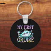 Porte-clés My First Cruise Cruise Ship First Time Cruise Vaca (Recto)