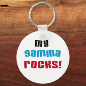 Porte-clés My Gamma Rocks T-shirts et cadeaux (Recto)