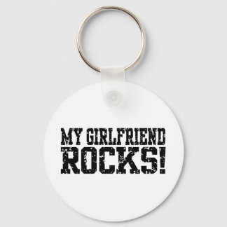Porte-clés My Girlfriend Rocks