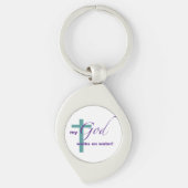 Porte-clés My God walks on Water! (Devant)