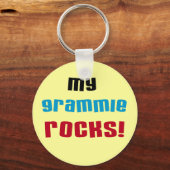 Porte-clés My Grammie Rocks T-shirts et cadeaux (Recto)