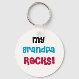 Porte-clés My Grand-pa Rocks Tshirts et cadeaux