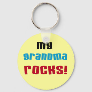 Porte-clés My Grandma Rocks T-shirts et cadeaux