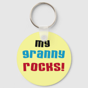 Porte-clés My Granny Rocks T-shirts et cadeaux
