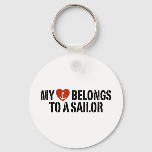 Porte-clés My Heart Sailor (Recto)