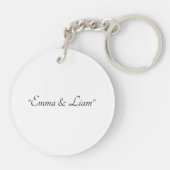 Porte-clés My Kids Love Him Keychain, Heartfelt Dad Gift (Dos)