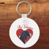 Porte-clés My Liver English Springer espagnol Valentine (Verso)