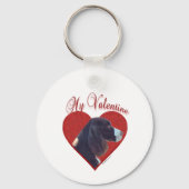 Porte-clés My Liver English Springer espagnol Valentine (Verso)