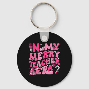 Porte-clés My Merry Teacher Era Retro Enseignant Super Christ