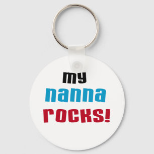 Porte-clés My Nanna Rocks T-shirts et cadeaux