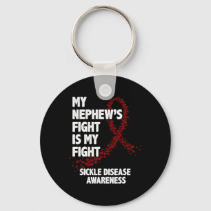 Porte-clés My Nephew's Fight Is My Fight - Sickle Cell Award