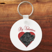 Porte-clés My Newfoundland Valentine (Recto)