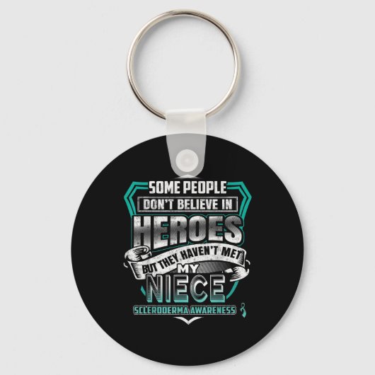 Porte-clés My Niece Is A Warrior - Scleroderma Awareness (Recto)