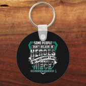 Porte-clés My Niece Is A Warrior - Scleroderma Awareness (Recto)