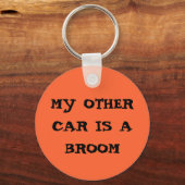 Porte-clés my other car is a broom (Recto)