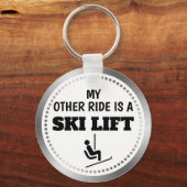 Porte-clés My Other Ride est un Ski Lift (Recto)