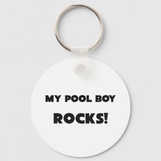 Porte-clés MY Pool Boy ROCKS ! (Recto)