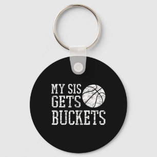 Porte-clés My Sis Gets Buckets - frère Bysketbyll Soeur