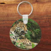 Porte-clés My spirit animal jaguar (Recto)