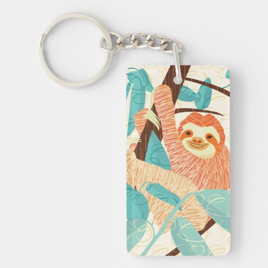 Porte-clés My Spirit Animal Sloth Porte - clé (Devant)