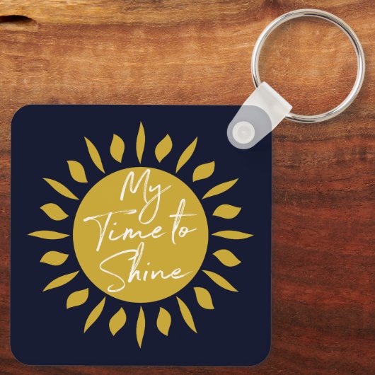 Porte-clés My Time To Shine, Sun Print Keychain (Verso)