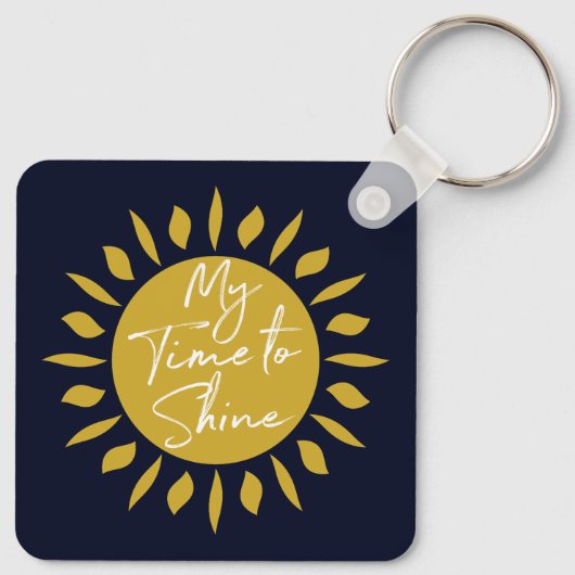 Porte-clés My Time To Shine, Sun Print Keychain (Dos)