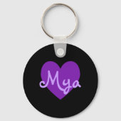 Porte-clés Mya en violet (Recto)
