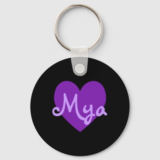 Porte-clés Mya en violet (Recto)