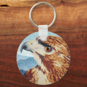 Porte-clés Mya - Porte - clé de faucon à queue rouge (Recto)