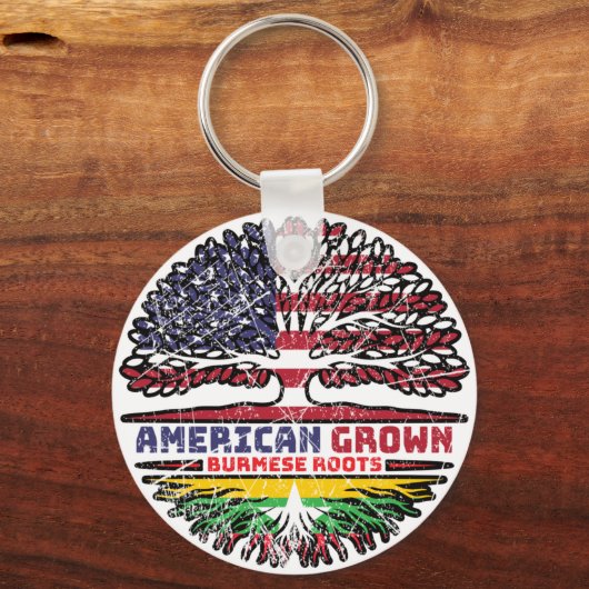 Porte-clés Myanmar Birmanie (Recto)