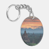 Porte-clés Myanmar, lever de soleil à Bagan (Devant gauche)