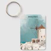 Porte-clés Mykonos Grèce Alefkandra (Recto)