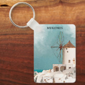 Porte-clés Mykonos Grèce Alefkandra (Recto)