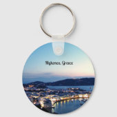 Porte-clés Mykonos, panorama sur la Grèce (Recto)