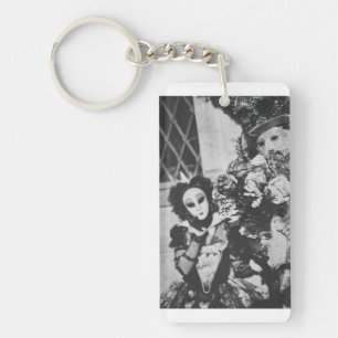 Porte-clés Mystérieux masques de carnaval à Venise, Italie