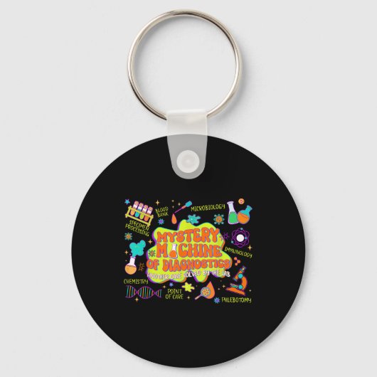 Porte-clés Mystery Machine Of Lab Week 2025 Diagnostics Med L (Recto)