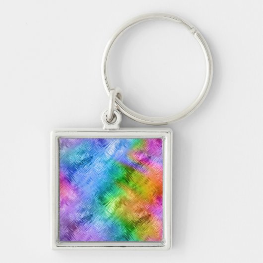Porte-clés Mystic Topaz Blue Glassy Texture (Devant)