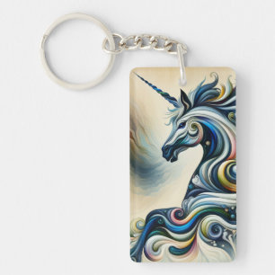 Porte-clés Mystic Unicorn Swirl