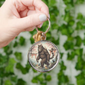 Porte-clés Mystical Cat-Foot in Japanese Forest Keychain (Main)