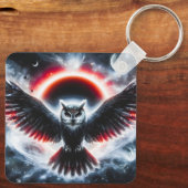 Porte-clés Mystical Cosmic Celestial Owl (Verso)