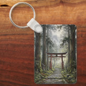 Porte-clés Mystical forest and torii gate that symbolizes it (Recto)