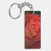 Porte-clés Mystique Dark Botanical Red Orange Rose Keyring (Devant gauche)