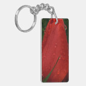 Porte-clés Mystique Dark Botanical Red Tulip Keyring (Devant gauche)
