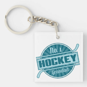 Porte-clés N° 1 Grand joueur de hockey
