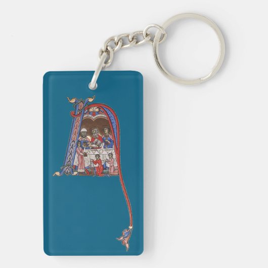 Porte-clés N initial éclairé (Dos)