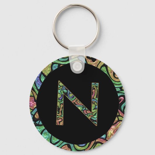 Porte-clés N Monogramme (Recto)