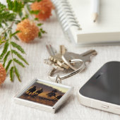 Porte-clés Na, Etats-Unis, Orégon, Sénèque, ranch de (Côté)