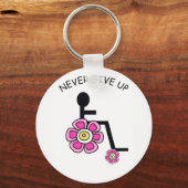 Porte-clés N'abandonnez jamais le porte - clé d'alimentation (Recto)