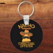 Porte-clés Nacho Agent Correctionnel Moyen Prison Cinco De (Recto)